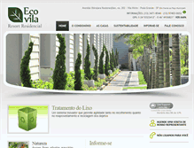 Tablet Screenshot of ecovilaresort.com.br